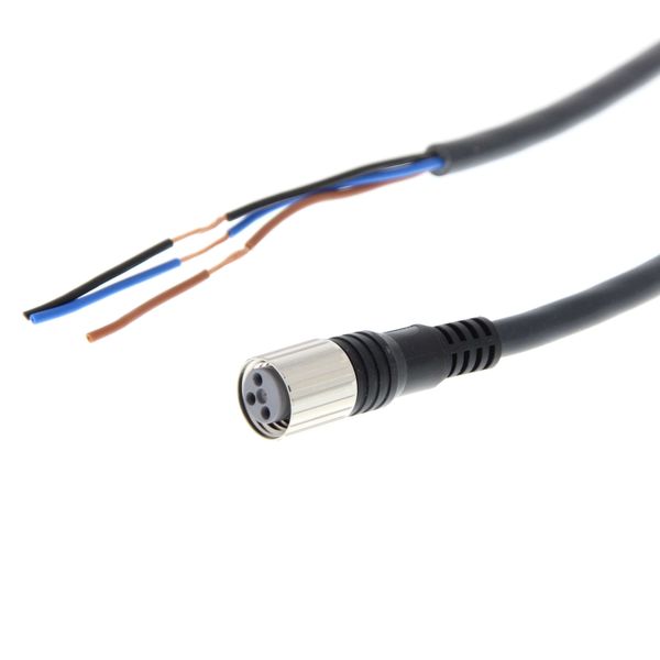 Sensor cable, M8 straight socket (female), 3-poles, PVC robot cable, I image 2