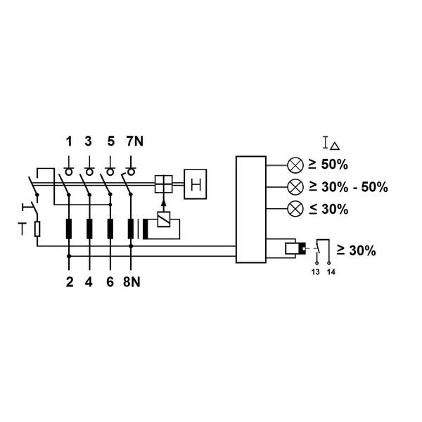 PRIORI-RCCB 80A, 4-p, 30mA, type A, G image 2