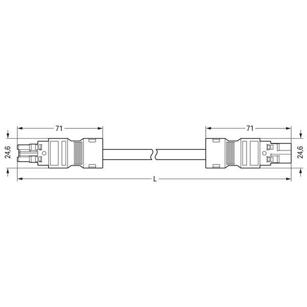 771-8382/066-101 pre-assembled interconnecting cable; Cca; Socket/plug image 4
