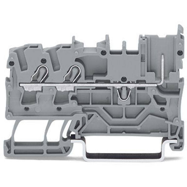 2-conductor/1-pin carrier terminal block image 1