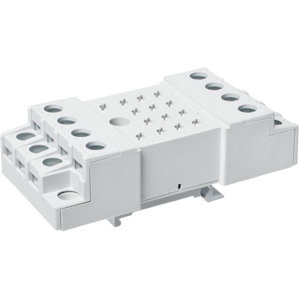 Socket for relays: R15 4 CO. Screw terminals. image 1