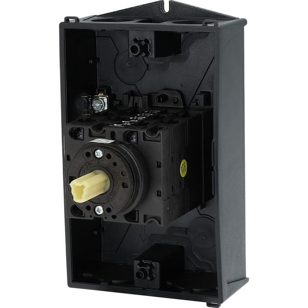 Reversing star-delta switches, T3, 32 A, surface mounting, 5 contact unit(s), Contacts: 10, 60 °, maintained, With 0 (Off) position, D-Y-0-Y-D, Design image 34