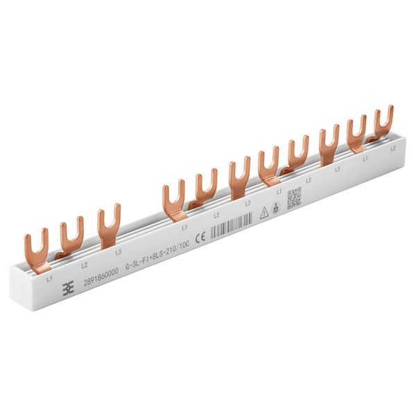 Cross-connector (terminal), when screwed in, Number of poles: 11, Pitc image 1