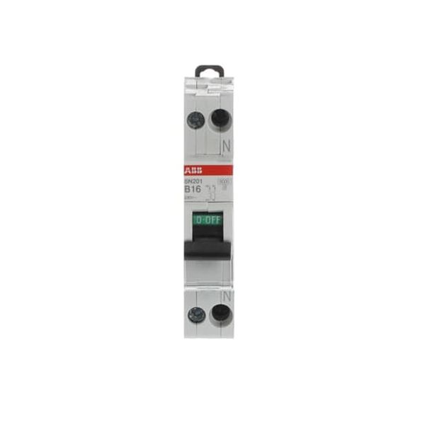 SN201-B16 Miniature circuit breaker - 1+NP - B - 16 A image 5