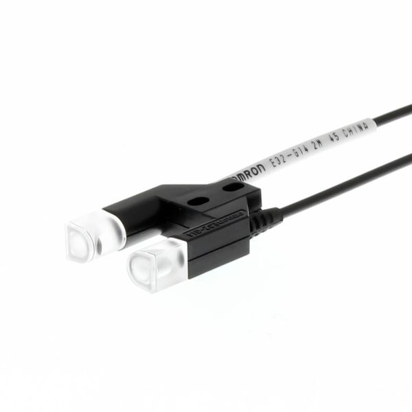 Fiber optic sensor head, through-beam, slot type, 10 mm, R25 fiber, 2 image 3