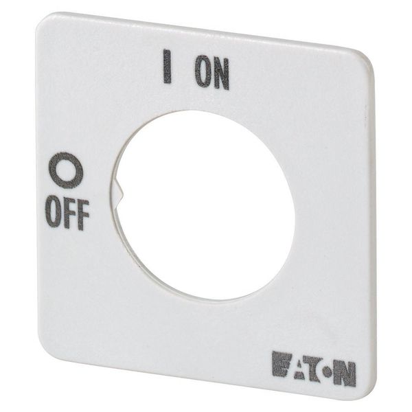 Front plate, For use with T0, T3, P1, 0/OFF - 1/ON image 3