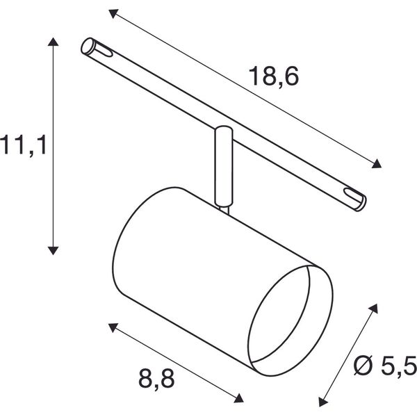 NOBLO 450lm 2700K 12V 36ø white image 2