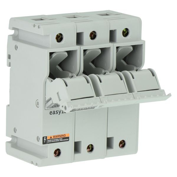 Fuse-holder, low voltage, 30 A, AC 600 V, DC 600 V, UL Class J, 98 x 72 x 117 mm, 3P, UL, CSA image 20