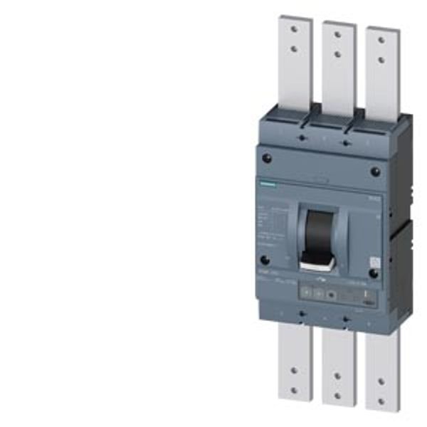 circuit breaker 3VA2 IEC Frame 1250 breaking capacity class C Icu=110 kA @ 415 V 3-pole line protection ETU320  LI In=1250 A image 1