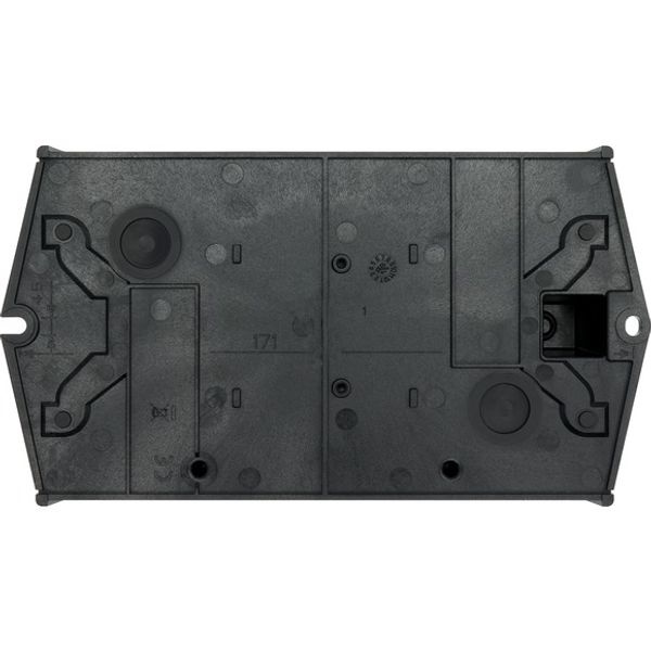 Insulated enclosure, HxWxD=160x100x145mm, +mounting plate image 1