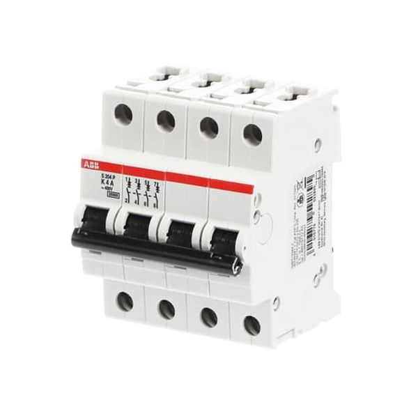 S204P-K4 Miniature Circuit Breaker - 4P - K - 4 A image 4