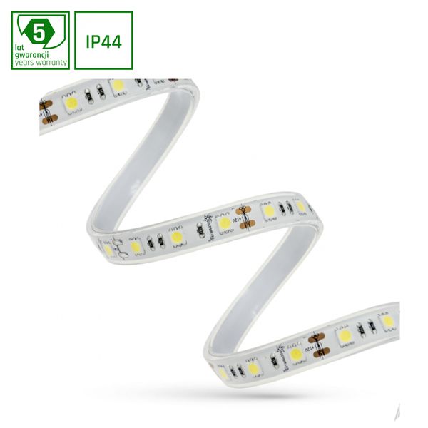 LED STRIP 55W 5050 60LED CW 1M (ROLL 5M) - WITH SILICONE image 1