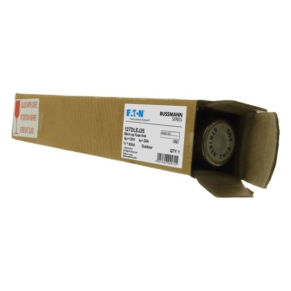 Fuse-link, medium voltage, 25 A, AC 12 kV, 2", 51 x 292 mm, back-up, DIN, with striker image 10