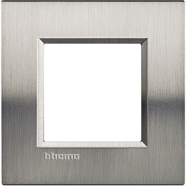 LL - COVER PLATE 2P BRUSHED STEEL image 2