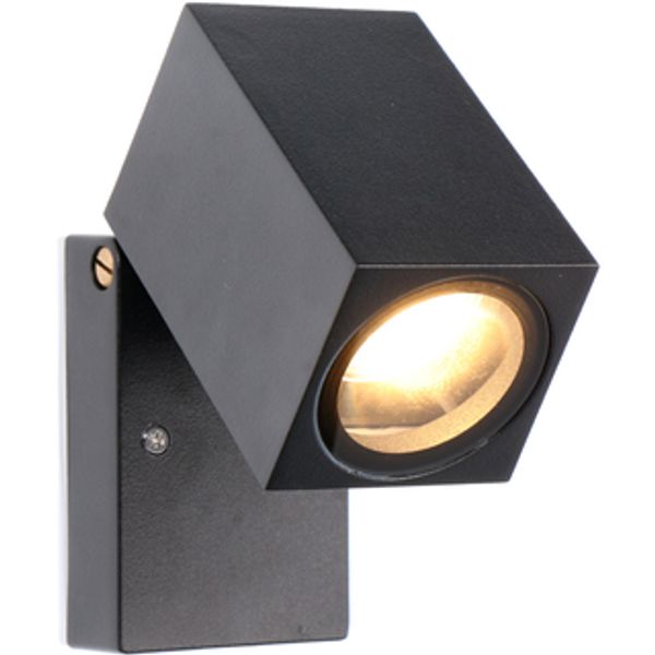 Outdoor Light without Light Source - wall light Siena - 1xGU10 IP44  - Black image 1