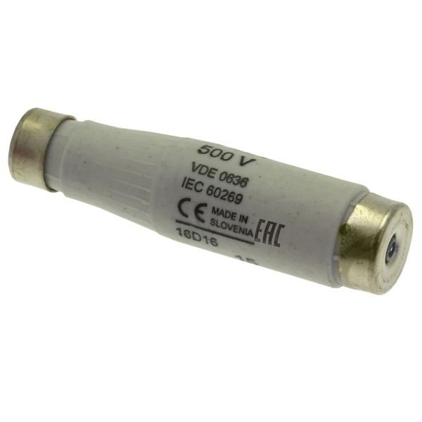 Fuse-link, LV, 16 A, AC 500 V, D1, gL/gG, IEC, time-delay image 4