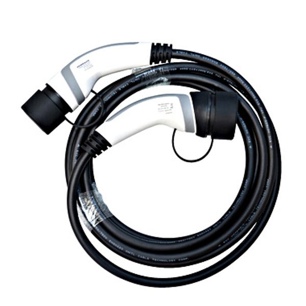 Charging cable type2 to type2, 20A 3-phase, 7,5m long + bag image 1