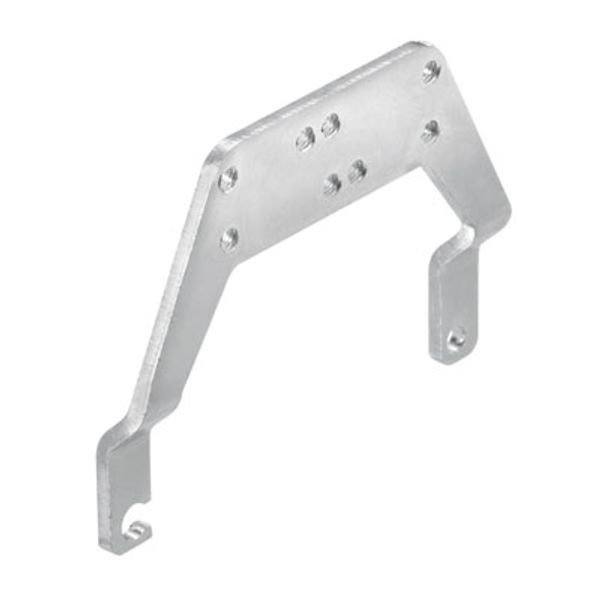 Shield clamp for industrial connector, Size: 4, Sheet steel, galvanize image 1