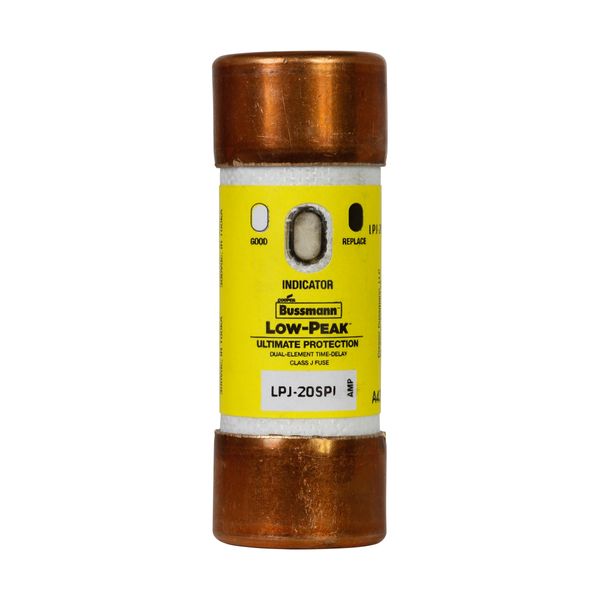 Fuse-link, low voltage, 20 A, AC 600 V, DC 300 V, 21 x 57 mm, J, UL, time-delay, with indicator image 8
