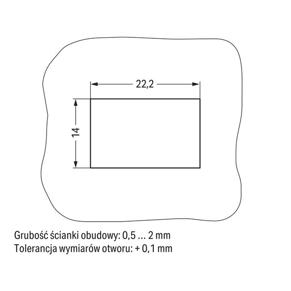 Snap-in socket 3-pole Cod. B gray image 6