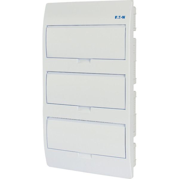 ECO Compact distribution board, flush mounting, 3-rows, 12 MU, IP40 image 5