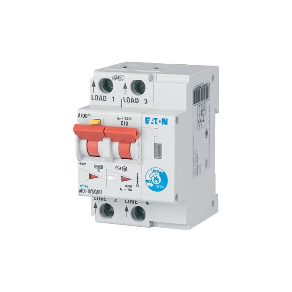 Arc Fault Detection Device, 2p, B, 10 A, 30 mA, type AC image 1