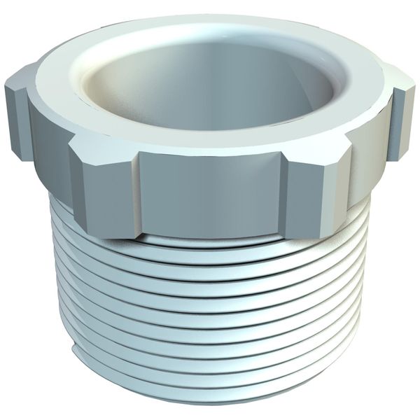 107 E PG9 PS  Compression fitting, PG9, light gray Polystyrene image 1