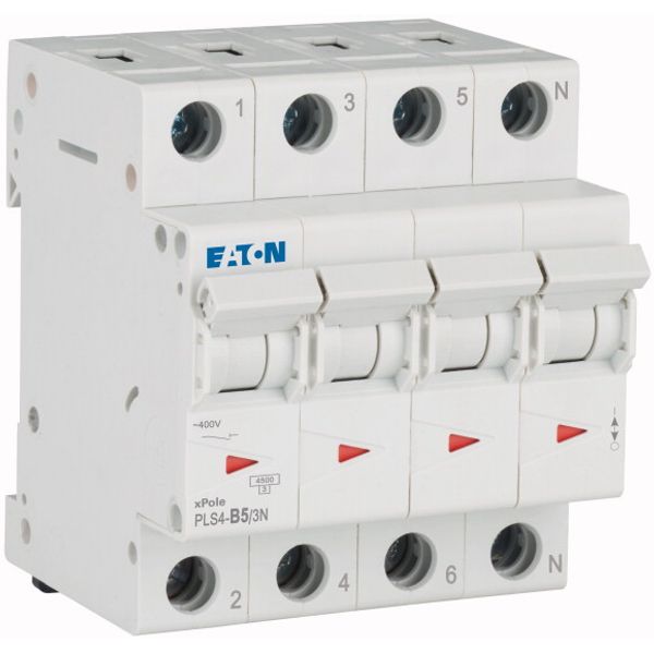 Miniature circuit breaker (MCB), 50 A, 3p, characteristic: C image 2