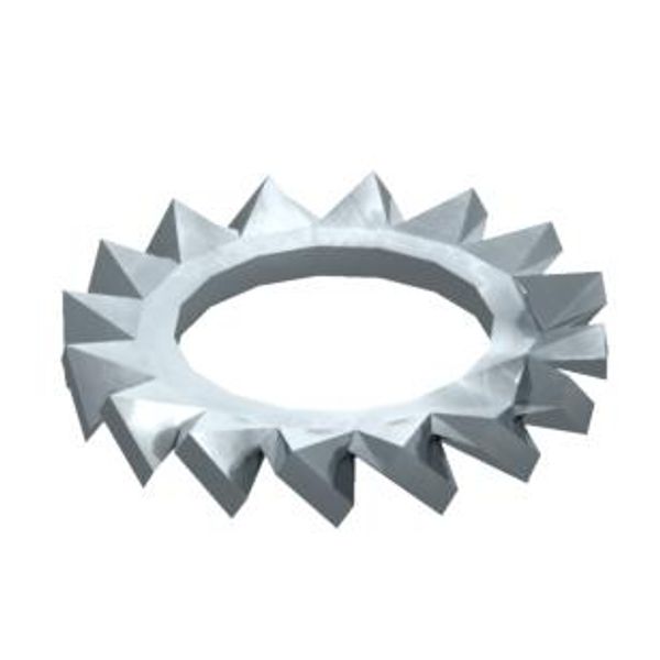 SWS M6 A2 Serrated washer  M6 image 1