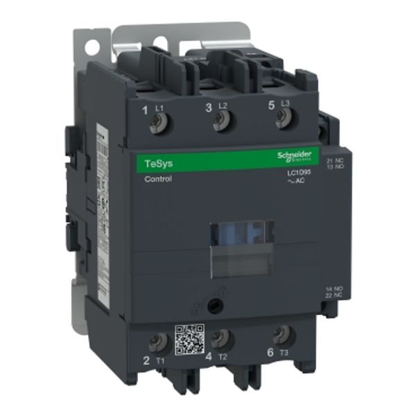 TeSys Deca contactor, 3P(3NO), AC-3/AC-3e, 440V, 95 A, 110V AC 50/60 Hz coil image 3