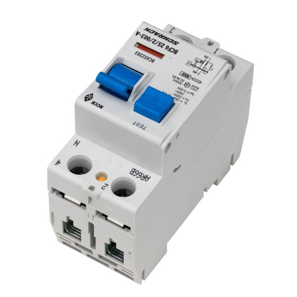 Residual current circuit breaker 25A, 2-p, 30mA,type A,6kA image 5