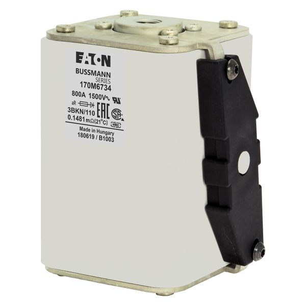 Fuse-link, high speed, 315 A, AC 1250 V, size 3, 76 x 92 x 159 mm, aR, IEC, UL, single indicator image 23