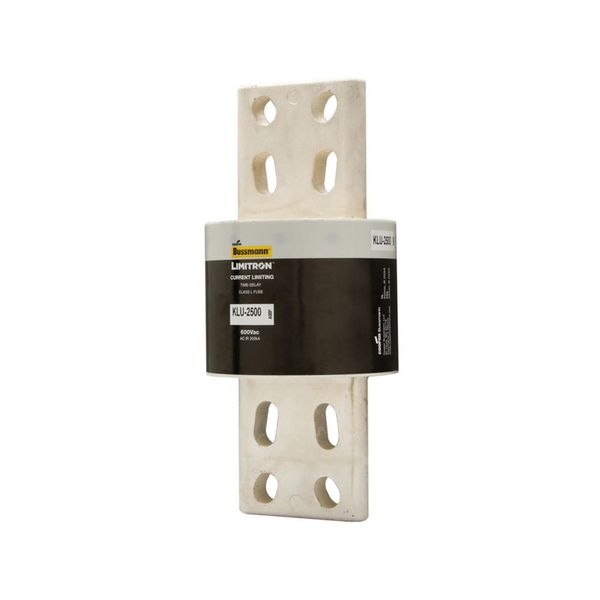 Eaton Bussmann series KLU fuse, 600V, 2500A, 200 kAIC at 600 Vac, Non Indicating, Current-limiting, Time Delay, Bolted blade end X bolted blade end, Class L, Bolt image 12