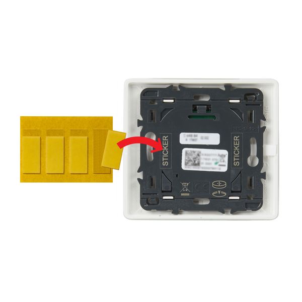 RE-ADHERABLE STICKER FOR REMOTE SWITCH X12 image 1