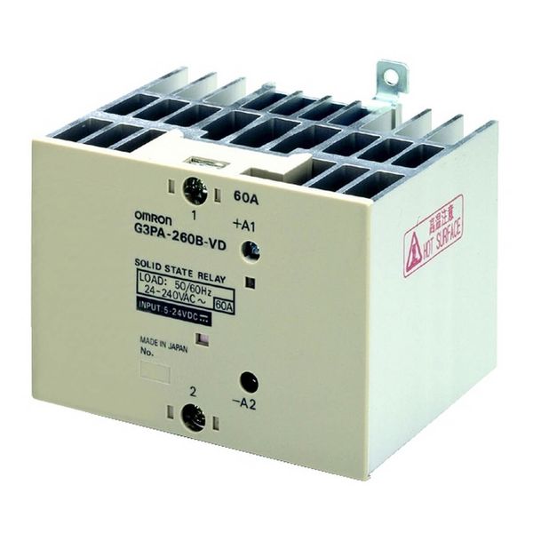 Solid state relay, DIN rail/surface mounting, 1-pole, 50 A, 440 VAC ma image 1