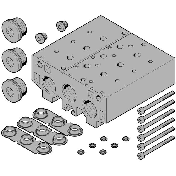 VABM-B10-30E-G34-7 Connection block image 2