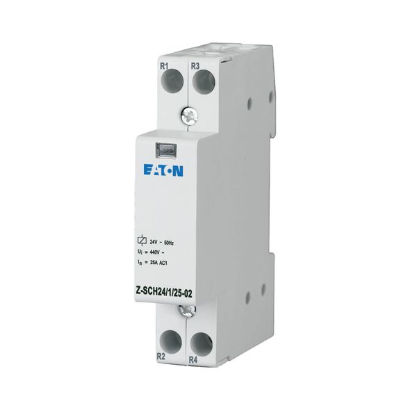 Installation contactor, 24VAC/50Hz, 2N/C, 25A image 5