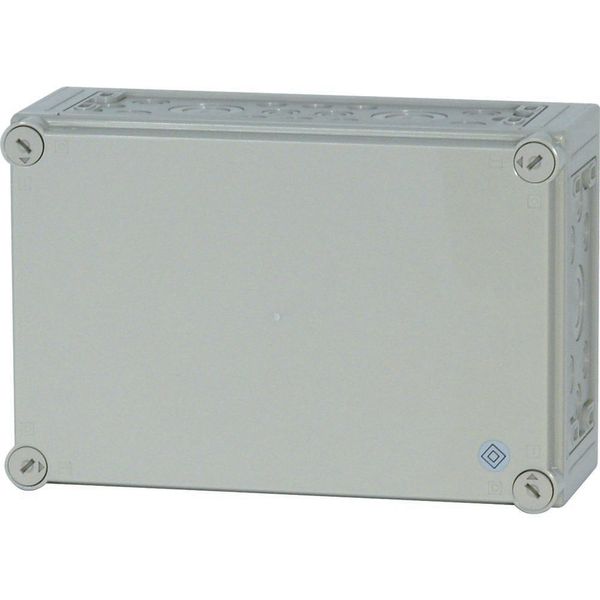 Insulated enclosure, +knockouts, RAL7035, HxWxD=250x375x150mm image 2