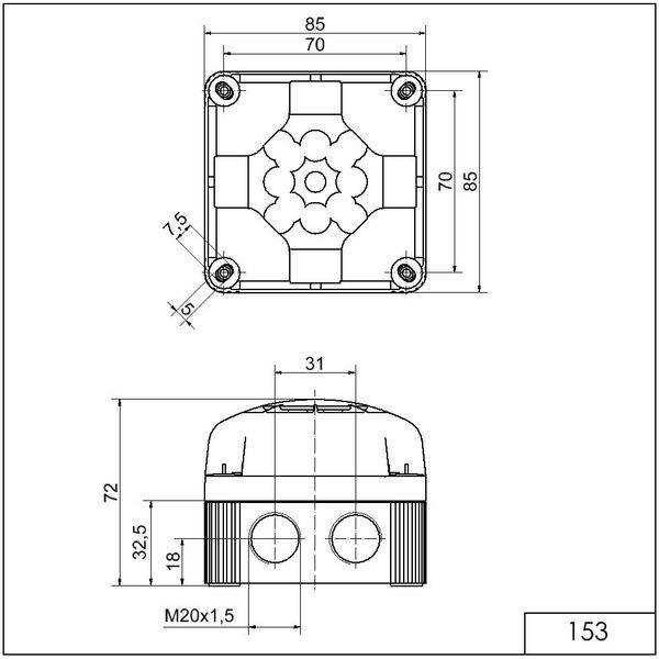 Siren BWM 8 tne 24VDC image 3