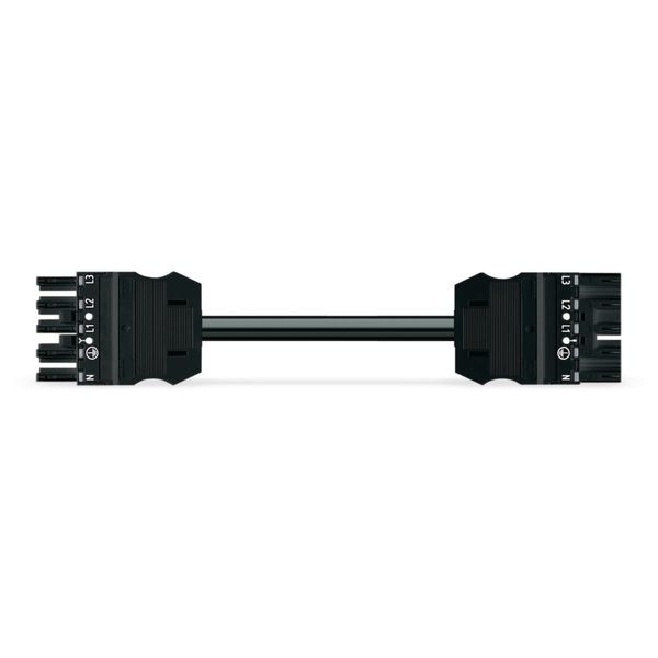 pre-assembled connecting cable B2ca Plug/open-ended black image 1