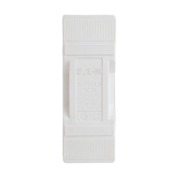 Fuse-holder, LV, 20 A, AC 550 V, BS88/E1, 1P, BS, front connected, white image 8