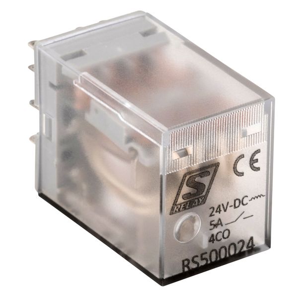 Plug-in Relay 14 pin 4 C/O 5A 24VDC, S-Relay RS5 image 3