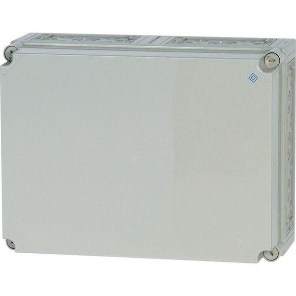 Insulated enclosure, +knockouts, RAL7035, HxWxD=500x375x225mm image 6