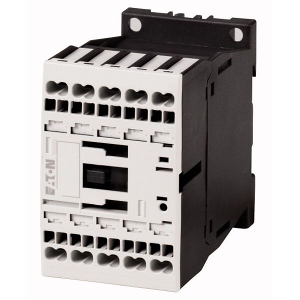 Contactor, 3 pole, 380 V 400 V 4 kW, 1 N/O, 110 V DC, DC operation, Spring-loaded terminals image 1