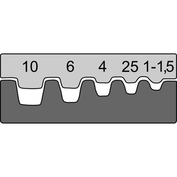 Pressing pliers HUPcompact uninsulated cable lugs/connectors 0.75-10mm² image 12