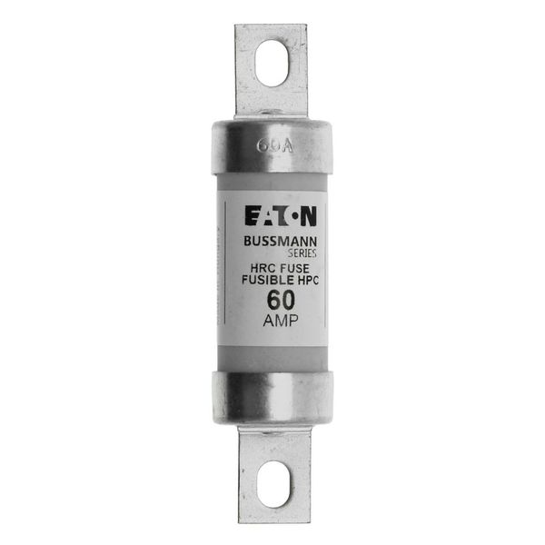 Fuse-link, LV, 60 A, AC 600 V, DC 250 V, HRCII-C, 22 x 87 mm, CSA image 5