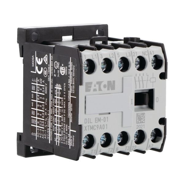 Contactor, 220 V 50/60 Hz, 3 pole, 380 V 400 V, 4 kW, Contacts N/C = Normally closed= 1 NC, Screw terminals, AC operation image 16