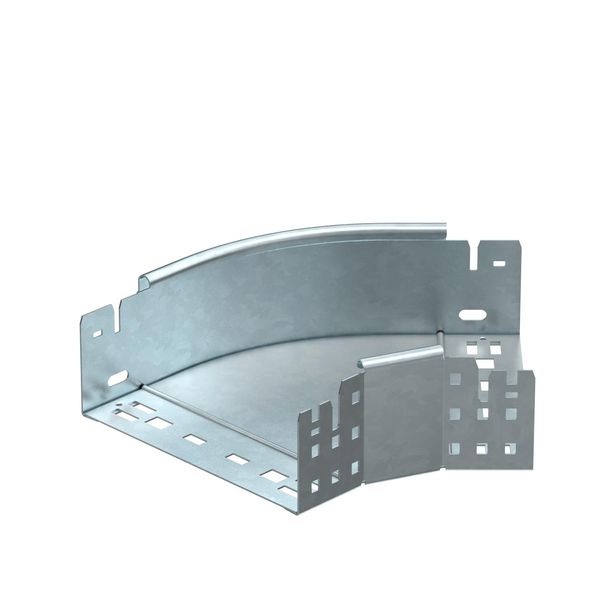 RBM 45 820 FT  Bend 45°, Magic 85, horizontal, with quick coupling, 85x200, Steel, St, hot-dip galvanized, DIN EN ISO 1461 image 1