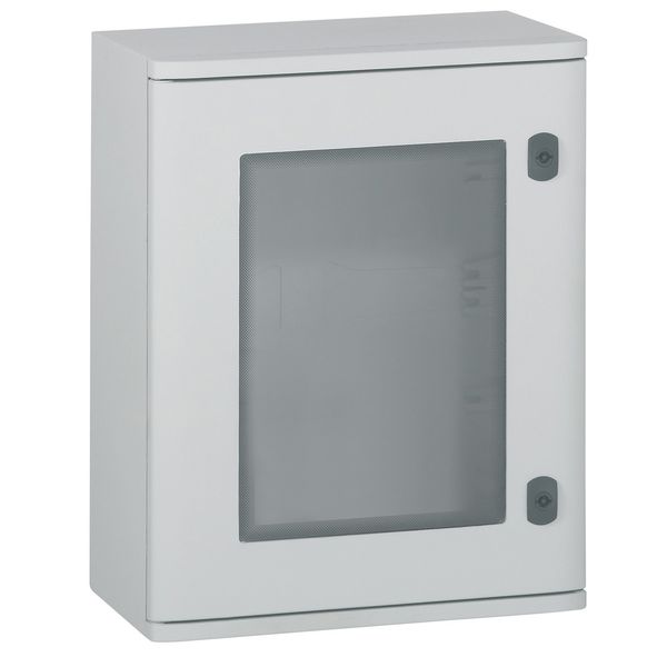 Cabinet Marina - polyester with glass door - IP 66 - IK 10 - 820x610x300 mm image 1