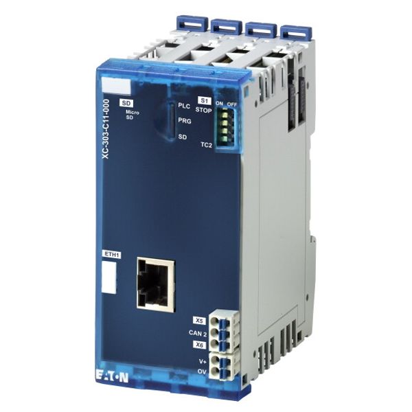 XC303 modular PLC, small PLC, programmable CODESYS 3, SD Slot, Ethernet, CAN image 1